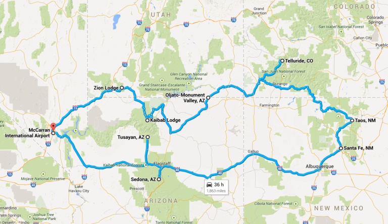 My Southwest Road&nbsp;Trip