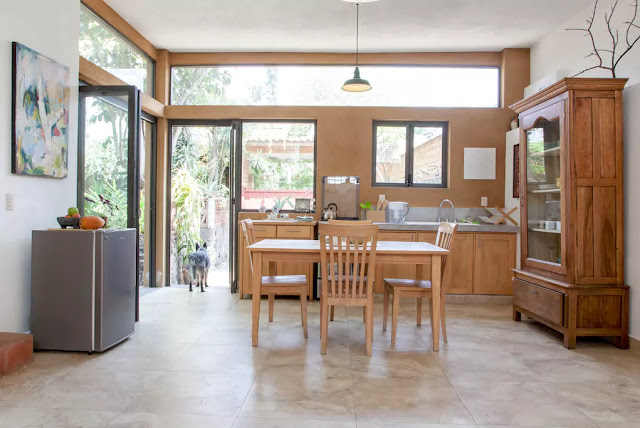 Post-vacation vacation Airbnb kitchen