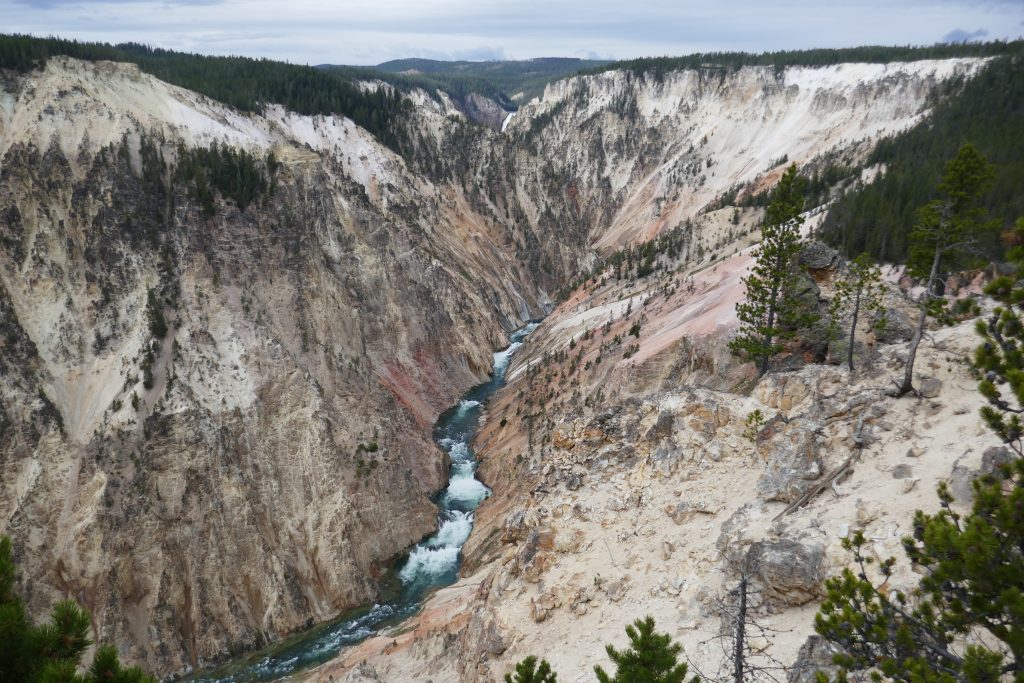 View of the Grand Canyon of the Yellowstone from Inspiration Point