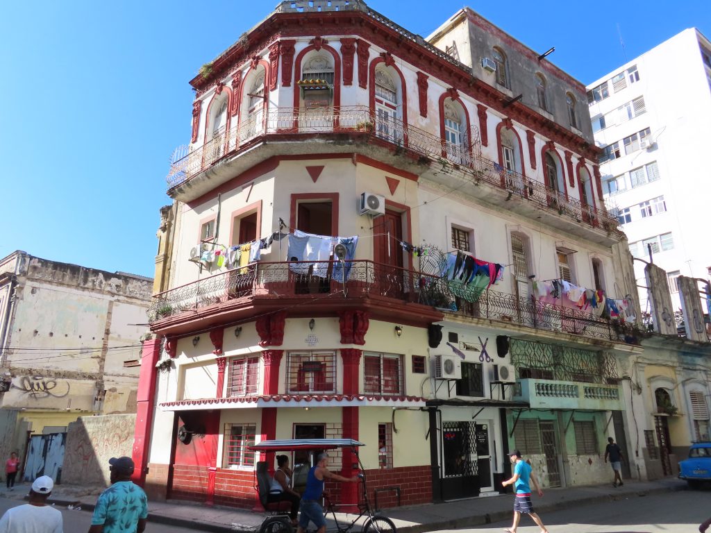 A Havana apartment building